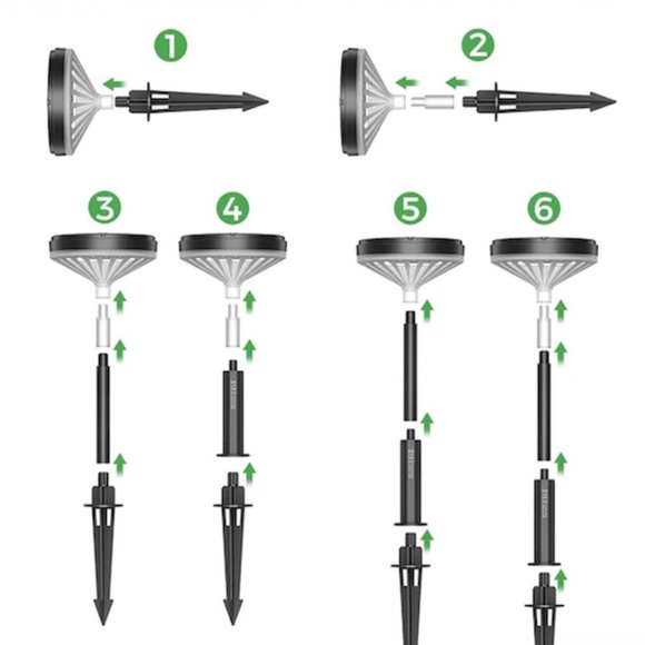 LITOM solar pathway light 4pcs adjustable height BNIB - Picture 11 of 11